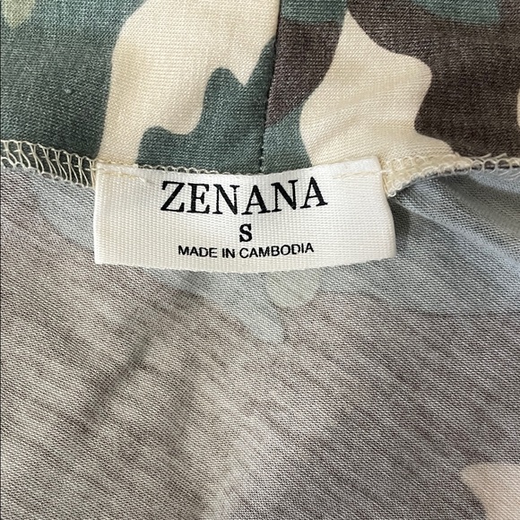 Zenana Outfitters Camo Long Sleeve Cardigan - Picture 6 of 6